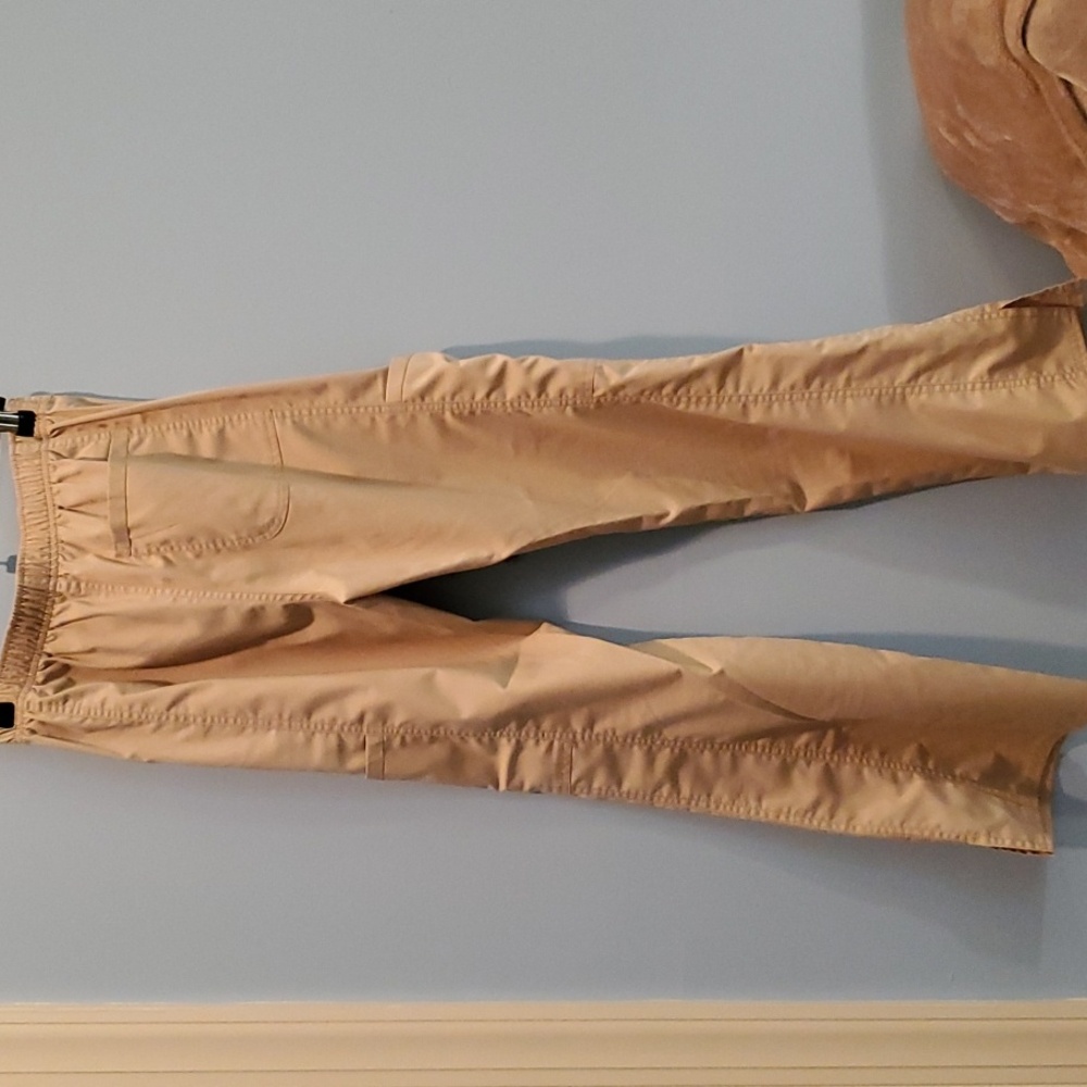 Womans Cherokee Khaki Scrub Cargo Pant, Size XS Petite - Picture 3 of 7